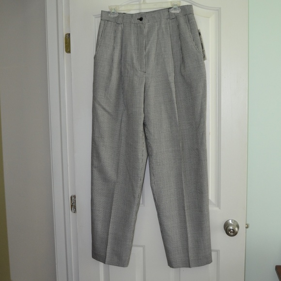 SOLD!!  Vintage Michele Houndstooth Mom Pants - Picture 5 of 8